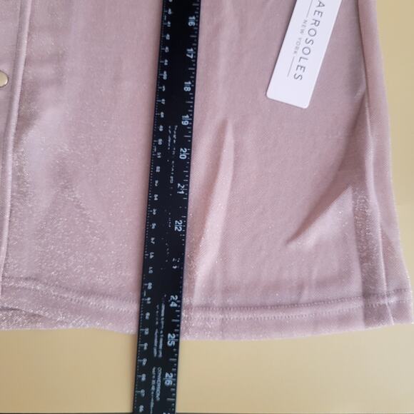 Aerosoles Pale Mauve Fairycore‎ Coquette Princess Shimmery Shorts Pajama Set NWT - Picture 9 of 12